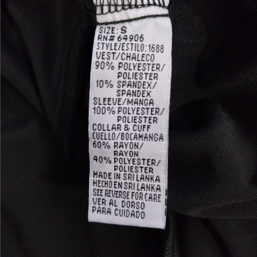 Dressbarn Black Sheer Sleeve Blouse - Picture 7 of 9
